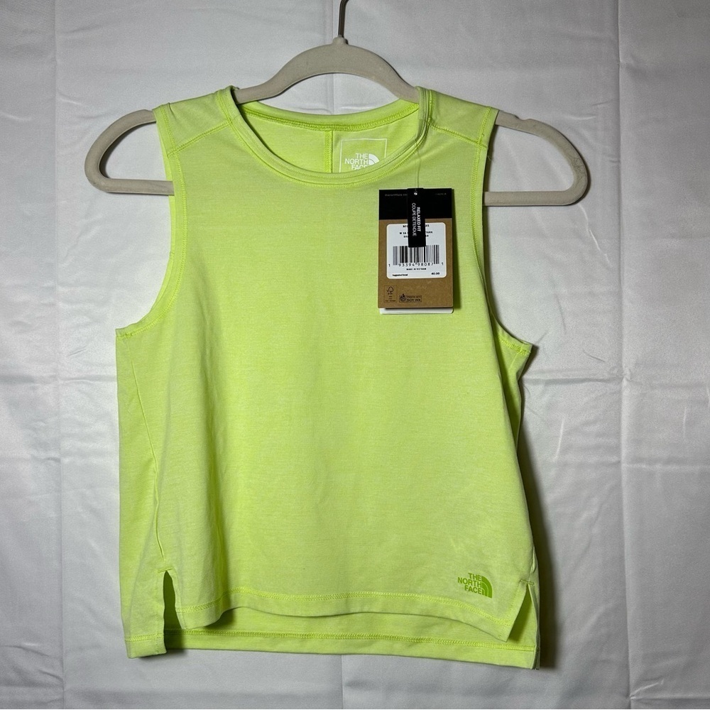 NWT The North Face Dawn Relax Tank Neon Green/Yellow